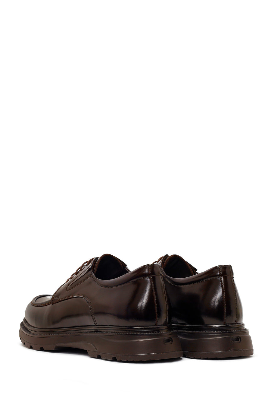 Derimod Fly Male Brown Lace-Up Thick-Soled Leather Casual Shoes