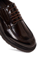 Derimod Fly Male Brown Lace-Up Thick-Soled Leather Casual Shoes | Derimod
