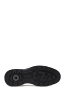 Derimod Fly Male Black Lace-Up Thick-Soled Leather Casual Shoes | Derimod