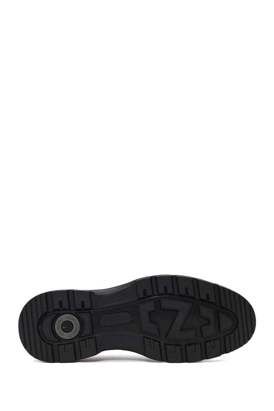 Derimod Fly Male Black Lace-Up Thick-Soled Leather Casual Shoes