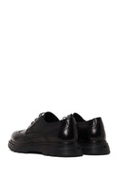 Derimod Fly Male Black Lace-Up Thick-Soled Leather Casual Shoes | Derimod