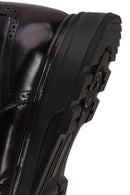 Derimod Fly Male Black Lace-Up Thick-Soled Leather Casual Shoes | Derimod
