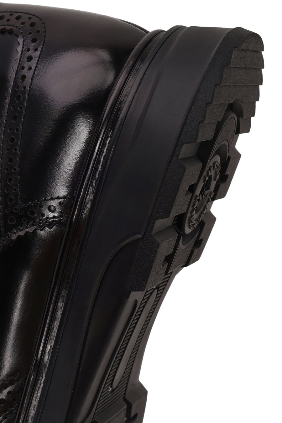 Derimod Fly Male Black Lace-Up Thick-Soled Leather Casual Shoes