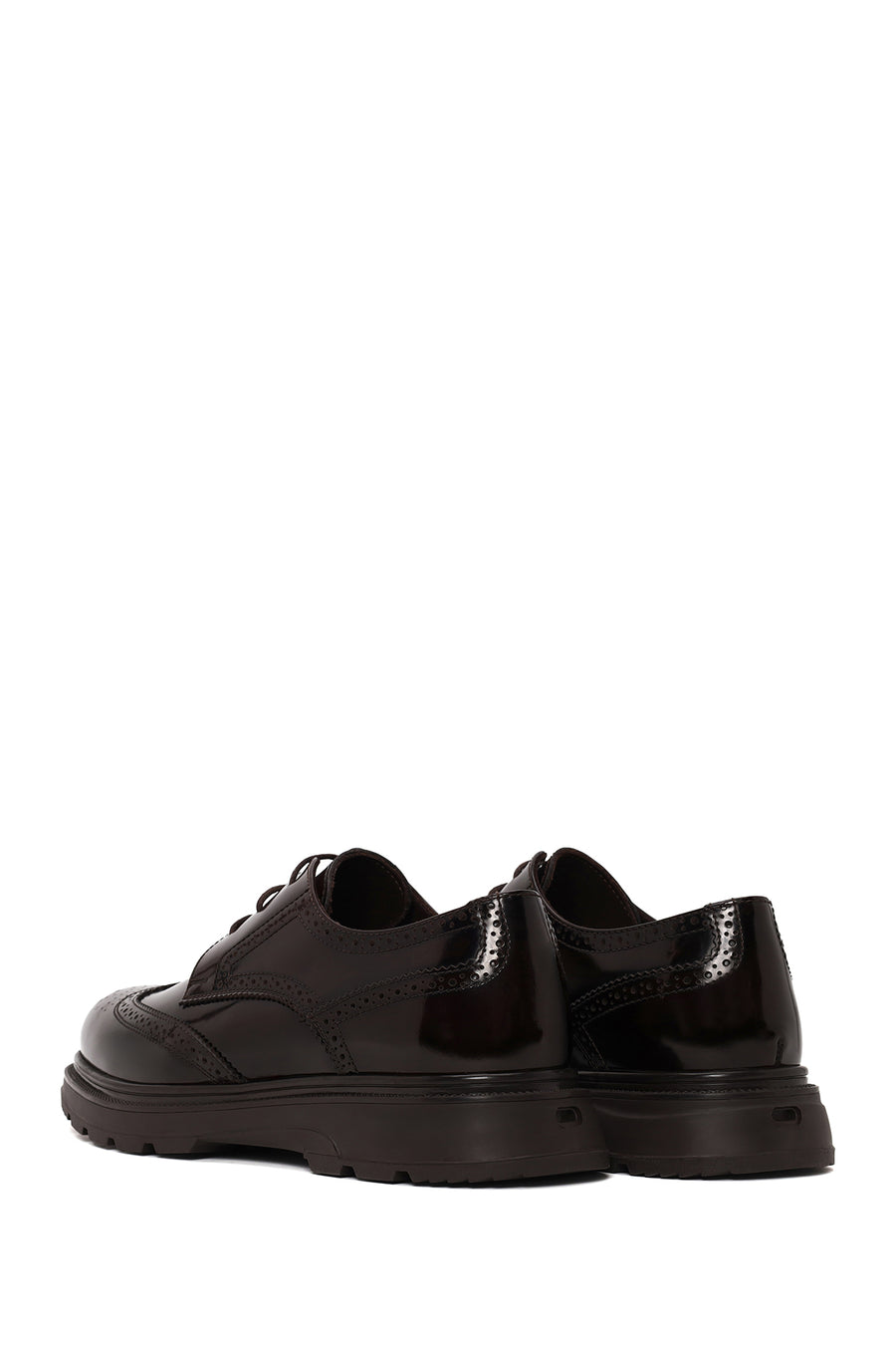 Derimod Fly Male Brown Lace-Up Thick-Soled Leather Casual Shoes