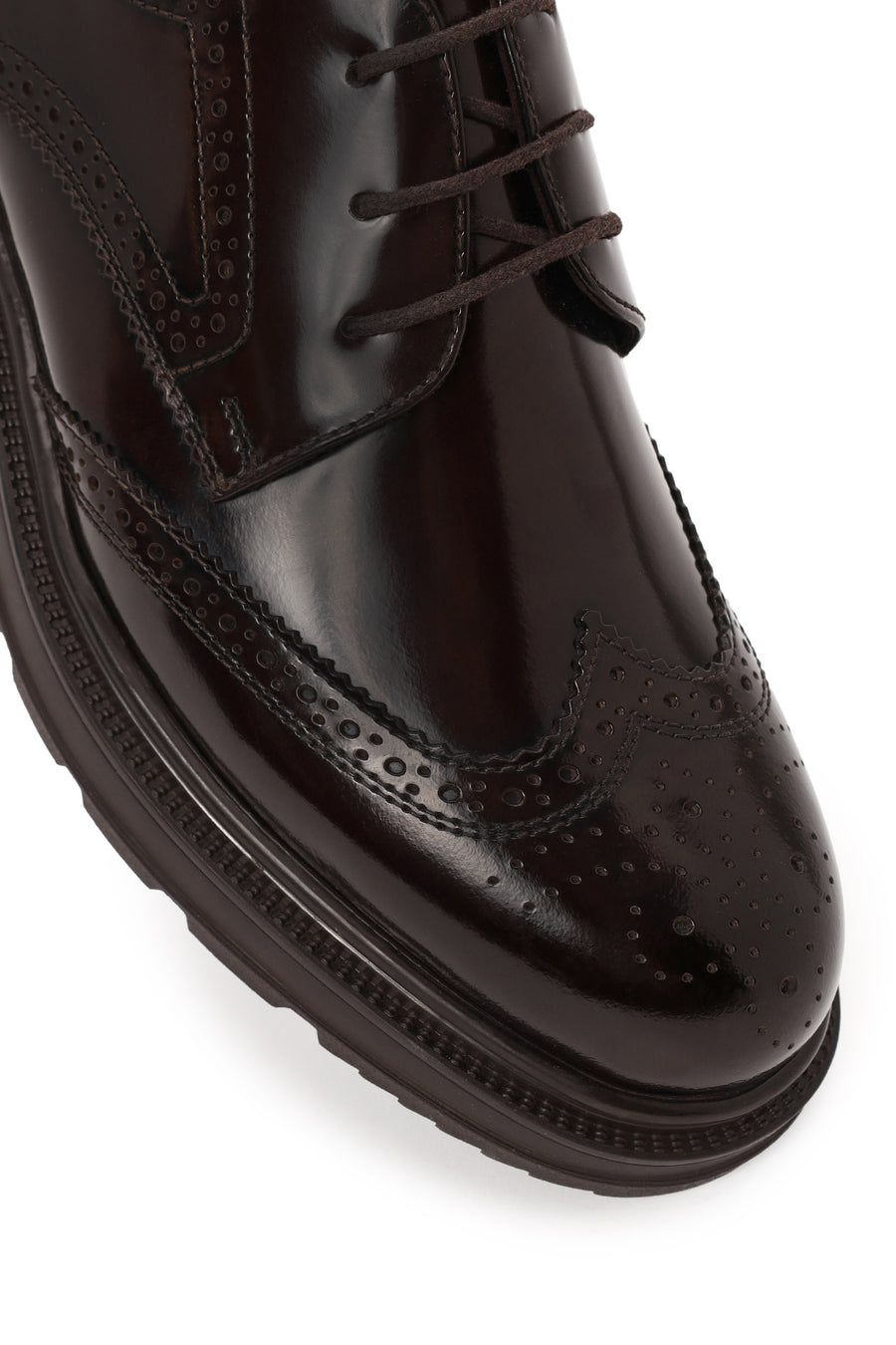 Derimod Fly Male Brown Lace-Up Thick-Soled Leather Casual Shoes