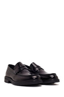 Derimod Fly Erkek Siyah Deri Casual Loafer | Derimod