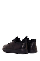 Derimod Fly Erkek Siyah Bağcıklı Deri Casual Sneaker | Derimod