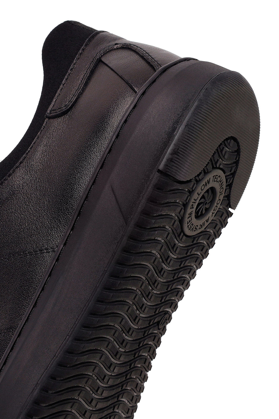 Derimod Fly Erkek Siyah Bağcıklı Deri Casual Sneaker