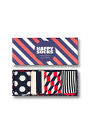 Happy Socks Erkek Lacivert 4’lü Pamuklu Çorap Seti | Derimod