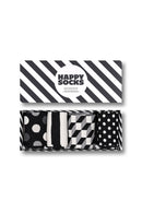 Happy Socks Kadın Siyah Klasik 4’lü Pamuklu Çorap Seti | Derimod