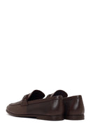 Erkek Kahverengi Tokalı Deri Casual Loafer | Derimod