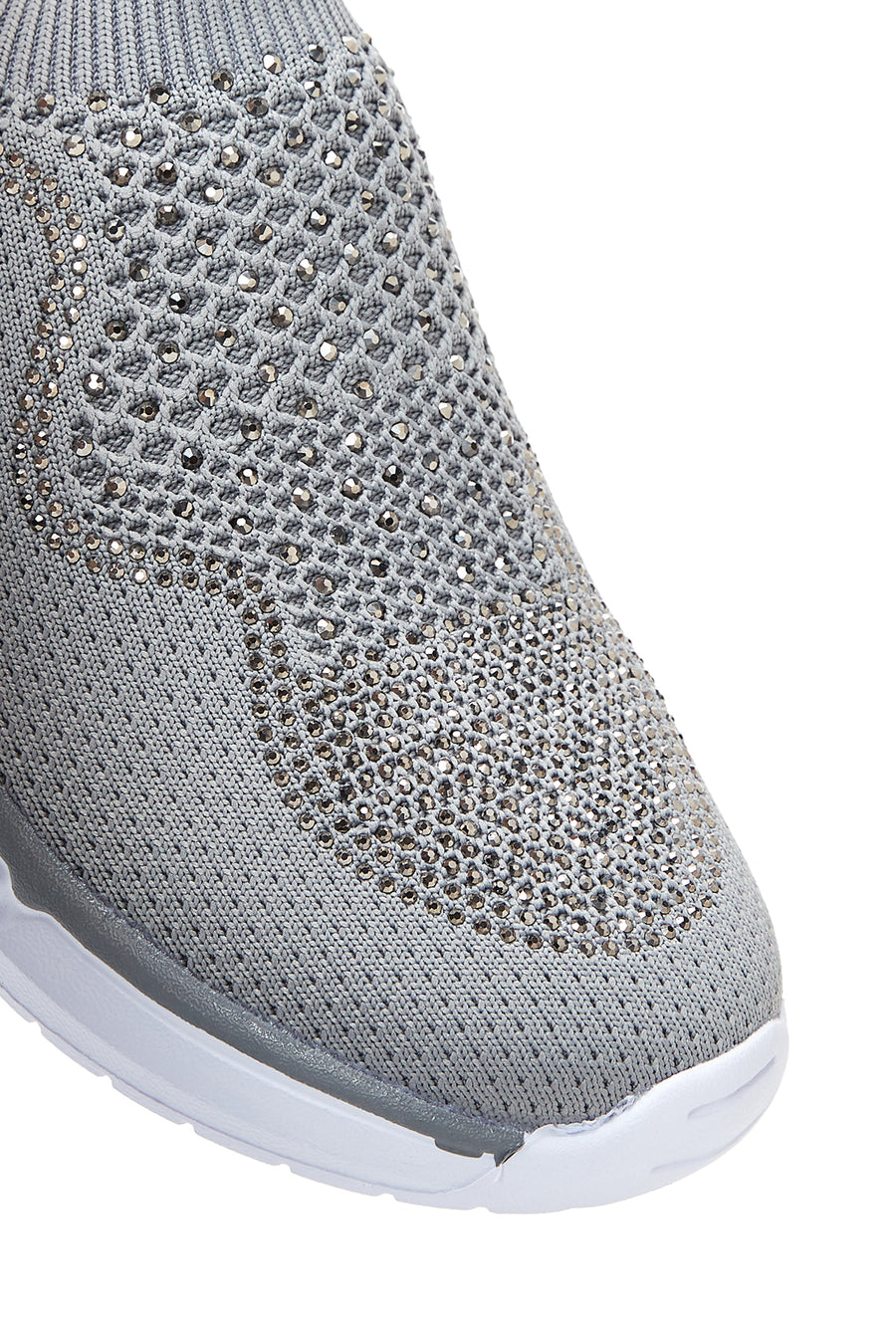 Women's Gray Stone Fabric Sneaker