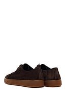 Male Brown Lace-Up Suede Leather Sneaker | Derimod