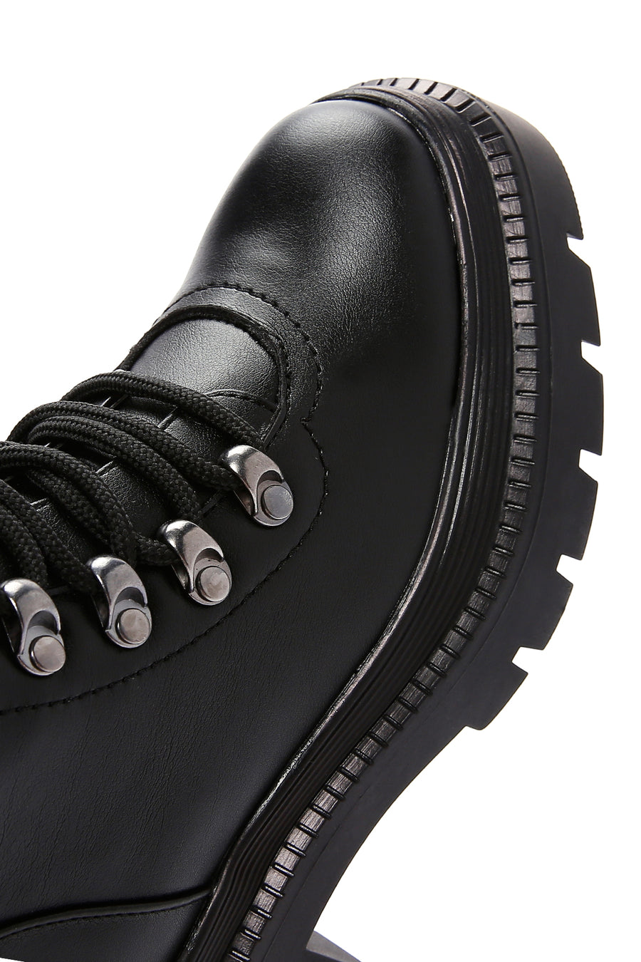 Women's Black Buckle Boots