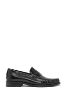 Erkek Siyah Deri Klasik Loafer | Derimod