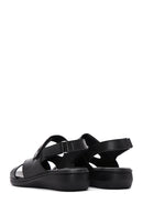 Women's Black Comfort Sandals | Derimod