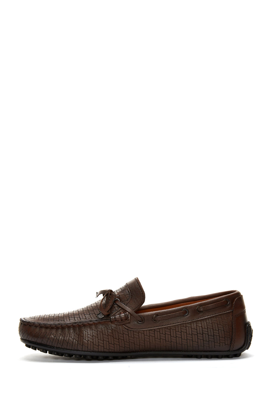 Erkek Deri Baskılı Loafer