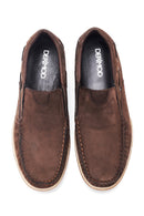 Erkek Deri Nubuk Loafer | Derimod