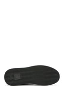 Men's Navy Blue Lace-Up Leather Sneaker | Derimod