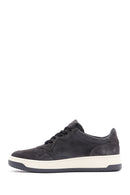 Erkek Antrasit Süet Deri Sneaker | Derimod