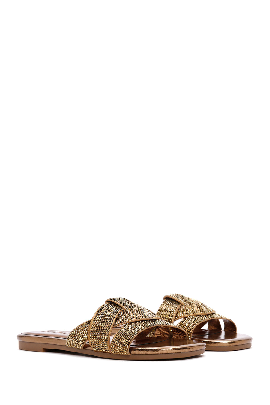 Women's Bronze Stone Slippers