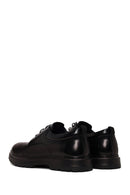 Male Black Lace-Up Thick-Soled Leather Casual Shoes | Derimod