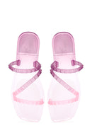 Women's Purple Transparent Jelly Slippers | Derimod