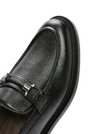 Erkek Siyah Deri Klasik Loafer | Derimod