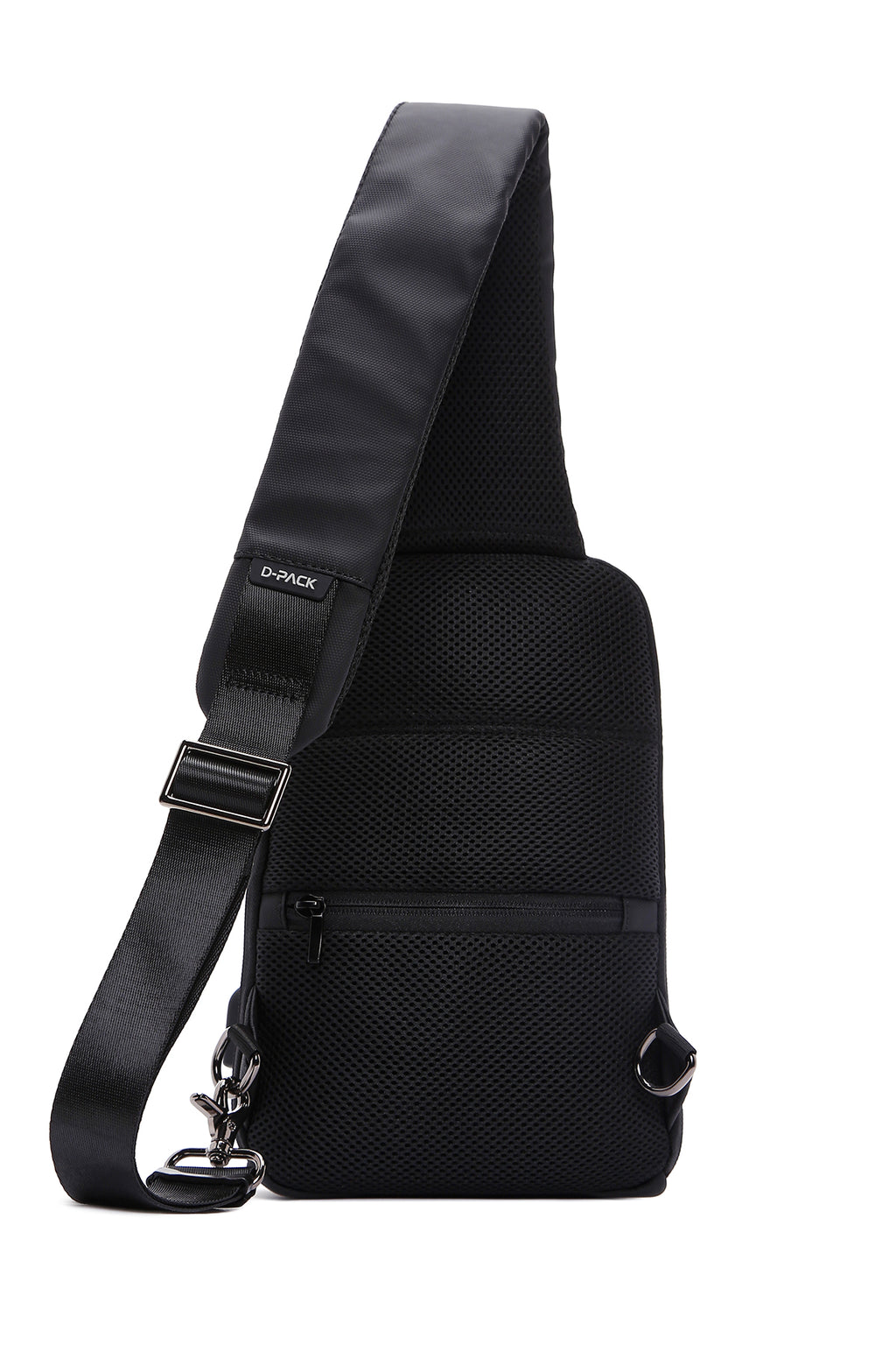 D-Pack Erkek Siyah Teknolojik Kumaş Çapraz Çanta