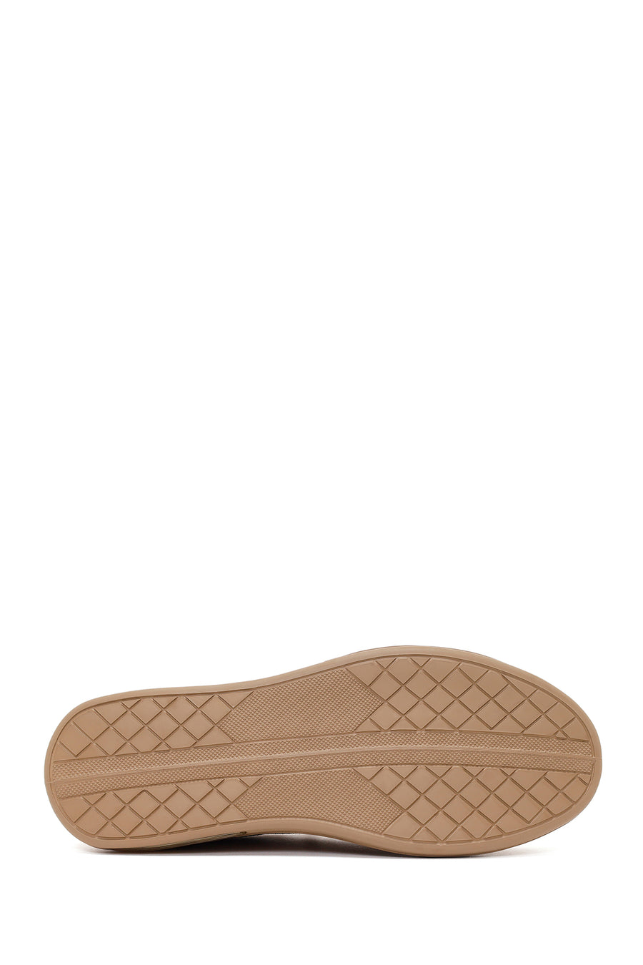 Male Beige Lace-up Suede Leather Sneaker