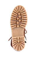 Lace-Up Women's Suede Boots | Derimod