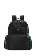 Women's Black Fabric Backpack | Derimod