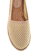 Women's Beige Straw Sole Espadrille | Derimod