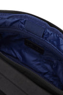 D-Pack Male Black Long-Strap Mini Fabric Crossbody Bag | Derimod