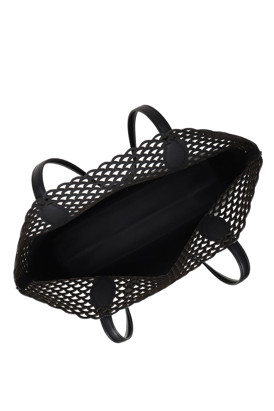 Woman Black Patterned Shoulder Bag