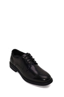 Male Black Lace-Up Leather Casual Shoes | Derimod