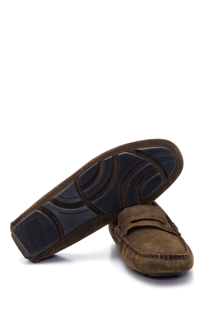 Erkek Yeşil Süet Deri Loafer