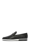 Erkek Siyah Deri Casual Loafer | Derimod