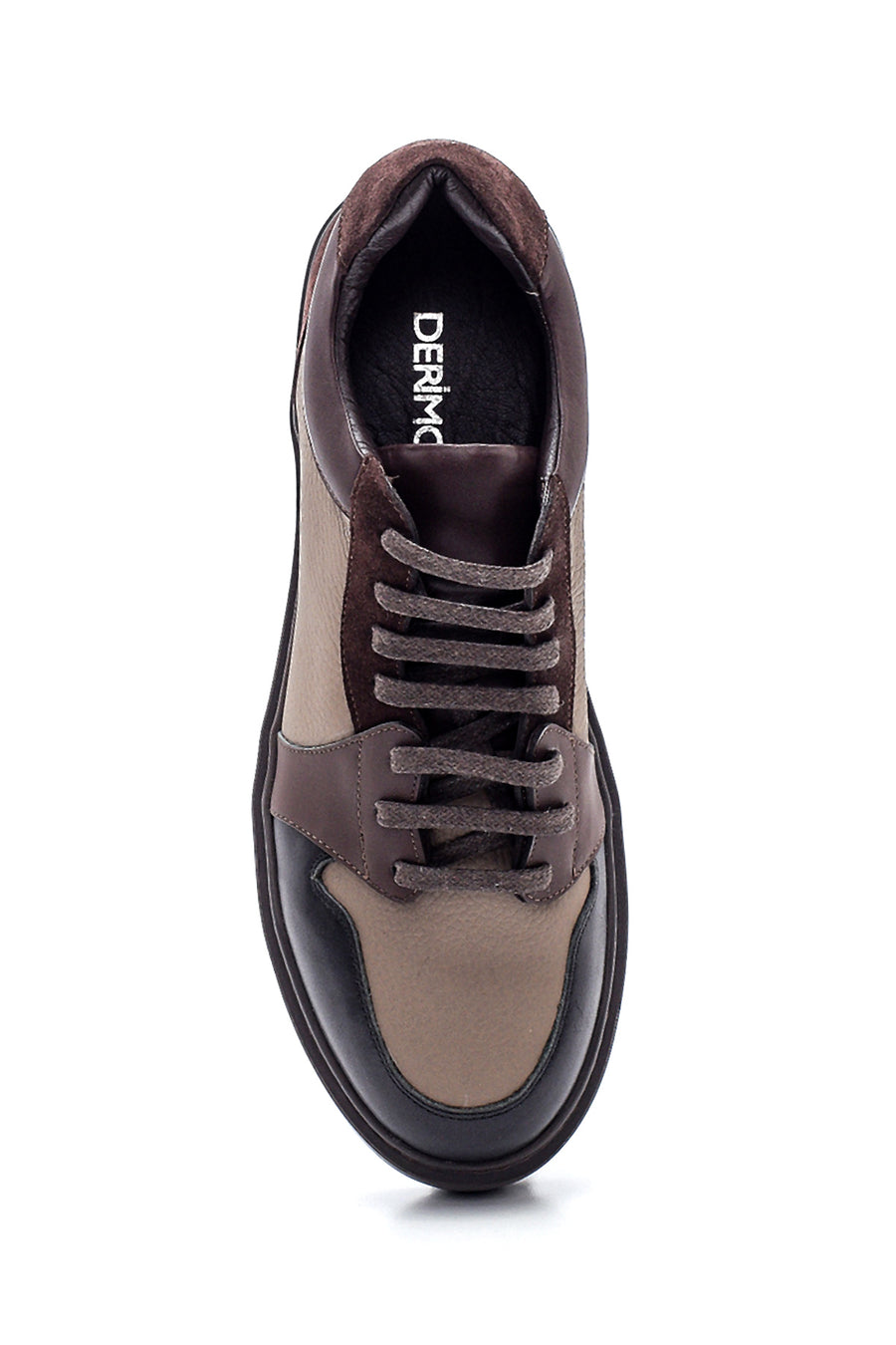Erkek Deri Süet Detaylı Sneaker
