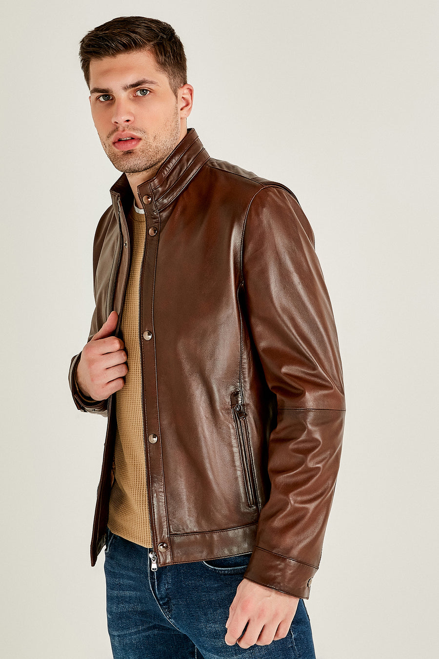 Fabian Men's Leather Jacket