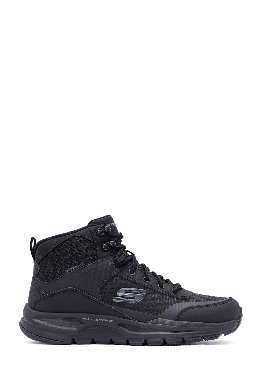 Skechers Erkek Siyah Escape Plan 2.0 - Woodrock Bağcıklı Spor Bot 51705 BBK | Derimod