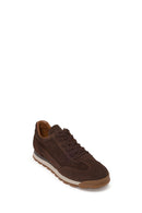 Male Brown Lace-up Suede Leather Sneaker | Derimod