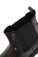Men's Black Leather Chelsea Boot | Derimod