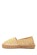 Women's Beige Wicker Espadrilles | Derimod