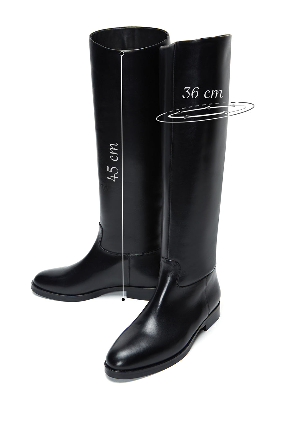 Women's Black Leather Boots