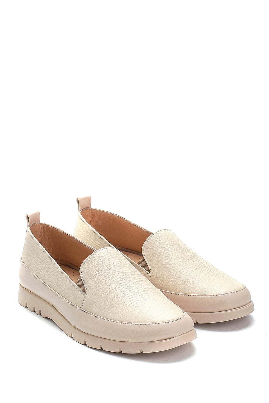 Kadın Deri Sim Detaylı Loafer