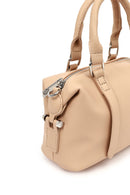Women's Beige Long Strap Charm Mini Shoulder Bag | Derimod