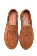 Men's Leather Suede Espadrilles | Derimod