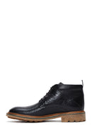 Men's Black Casual Leather Boots | Derimod
