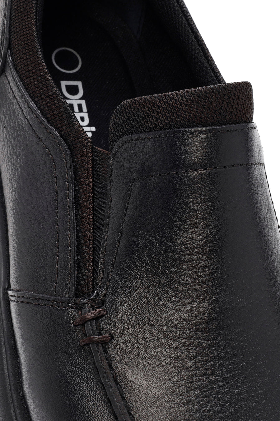 Erkek Siyah Deri Comfort Loafer